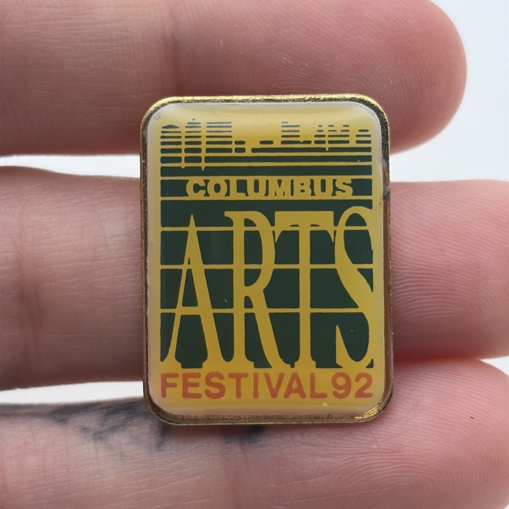 Vintage 1992 Columbus Arts Festival Ohio Lapel Hat Pin
